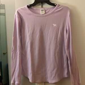 Purple lounging tee